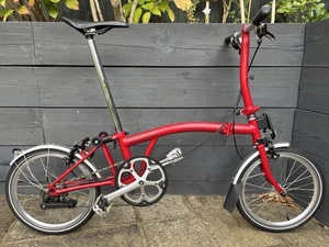 Brompton C Line Faltrad S2L Explore in House rot - kaum benutzter Zustand - Bild 1 von 22
