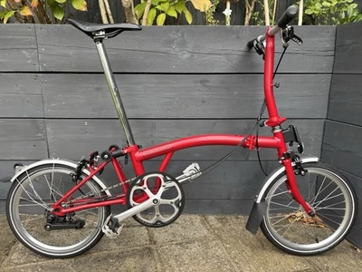 Brompton C Line Faltrad S2L Explore in House rot - kaum benutzter Zustand - Bild 1 von 4