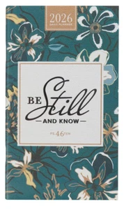 Christian Art Gifts 24 Month Small Daily Planner Be Still 9/2025 to 8/2027 - Picture 1 of 1