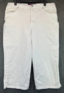 Gloria Vanderbilt Denim Caprihose – Damengröße 14 – weiß (3977) - Bild 1 von 20