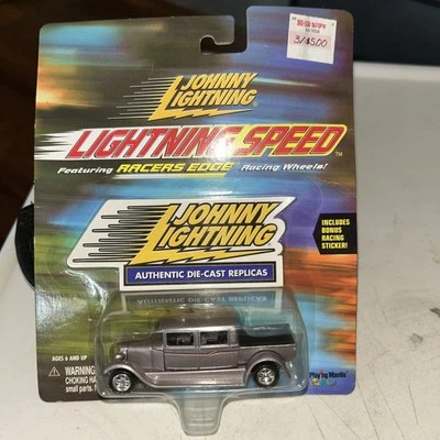 SILVER FORD TRUCK Johnny Lightning LIGHTNING SPEED RACERS EDGE SEALED Truck  - Image 1 of 4