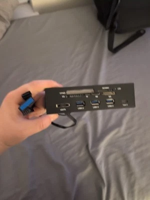 Lettore Multi Schede 5.25'' USB3.0 eSATA Pannello Frontale -LEGGI DESCRIZIONE- - Immagine 1 di 4