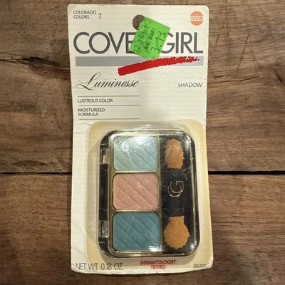 Cover Girl Eyeshadow Luminesse Colorado 7 Eye Shadow  Trio VTG NOS New Sealed - Image 1 of 3