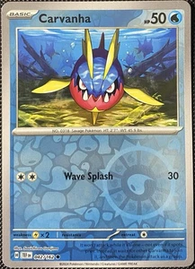 Carvanha 042/162 SV05: Temporal Forces Reverse Holo - Pokémon Card - Picture 1 of 2