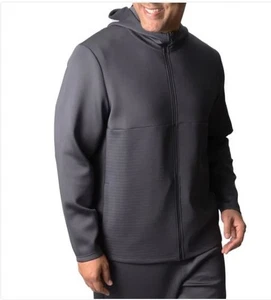 Nueva sudadera con capucha Spyder cremallera completa para hombre NEGRA XL 2XL 3XL - Imagen 1 de 8
