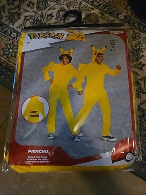 Disfraz Pikachu Niño Talla M Mediano 7-8 Niños Niñas NUEVO Pokemon Licencia Oficial Foto 1 de 4