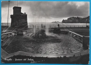 Genova Rapallo Fontana del Polipo Anno 1955 FG cartolina vintage postcard MA2447 - Picture 1 of 2