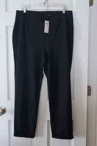 Pantalones negros al tobillo Chico's Travelers Collection puño crepé talla 2 nuevos con etiquetas precio de venta sugerido por el fabricante 79,00 USD - Imagen 1 de 5