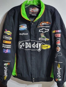 CHAQUETA DE CARRERAS GO DADDY.COM DANICA PATRICK #7 -NascarAuthentics CHASE Talla XL - Imagen 1 de 2