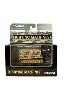 Corgi CS90134 Camo Pzkpfw VI Tiger Tank D-Day Overlord Fighting Machines New - Picture 1 of 6