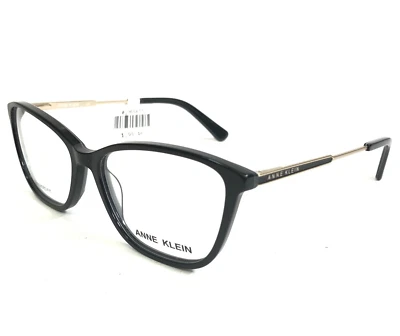 Monturas de gafas Anne Klein AK5080 001 NEGRO dorado ojo de gato borde completo 56-16-140 Foto 1 de 4