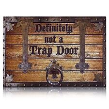 Definitely Not A Trap Door Door Mat Funny Entrance Welcome Outdoor Indoor