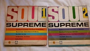 Soul Supreme Vol. 1 & Vol. 2 (2 LPs, Longines 1969) Motown Sound Various Artist - Picture 1 of 2