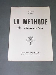Esotérisme vincent Derkaoui la méthode de Descartes Editions Ossmi 1988 - Picture 1 of 1
