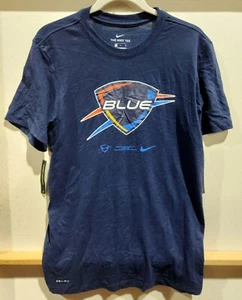 Camisas azules de baloncesto Nike Dri-Fit para hombre talla S - Imagen 1 de 5