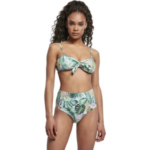 Bikini traje de baño Urban Classics para damas patrón de cintura alta verano playa - Imagen 1 de 19