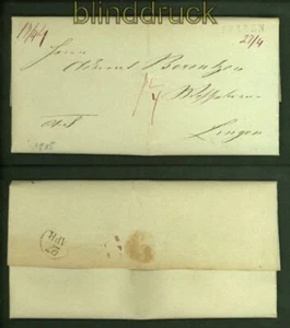 Vorphila-Brief Freren nach Lingen 1845  (40982) - Bild 1 von 1