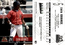 Luis Guance 2005 Grandstand Modesto Nuts #2 Card *AutographDen*