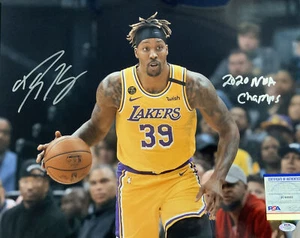 DWIGHT HOWARD LAKERS SIGNED 16X20 PHOTO "2020 NBA CHAMPS" INSCRIPTION PSA ITP - Picture 1 of 4