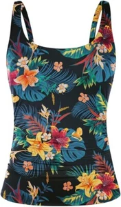 Aqua Eve Tankini Tops for Women Swimwear Top Only Tummy Control Bathing Suit 2XL - Picture 1 of 5