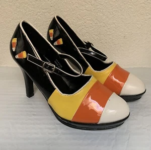 Funtasma Damen Halloween Candy Corn Heels, Größe 8 (selten) - Bild 1 von 14