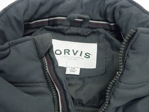 Orvis Herren Steppweste Large Full Zip 4 Taschen isoliert grau - Bild 1 von 6