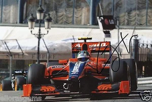 Formel 1 F1 Fahrer Lucas di Grassi Virgin Racing handsigniertes Foto 12x8" AC - Bild 1 von 1