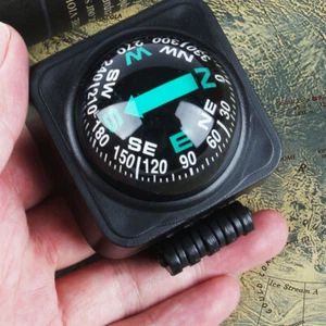 Car Dashboard Compass Mini Ball Dash Mount Navigation Outdoor Hiking - Picture 1 of 12