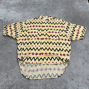Motto Reddot Vintage 90's Aztec Shirt Mens 2XL Multi Short Sleeve Button Down - Picture 1 of 10