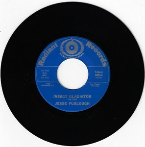 JESSE FURLOUGH insect gladiator U.S. RADIANT RECORDS 45rpm_1967 pop-teen - Picture 1 of 1