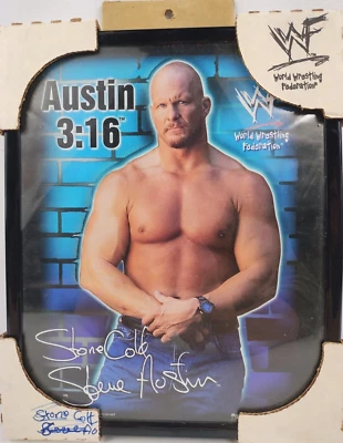 Foto Stone Cold Steve Austin 3:16 WWF 8x10 con embalaje original Foto 1 de 4