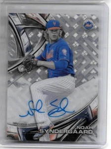 NOAH SYNDERGAARD 2016 TOPPS CERTIFICADO TEK EDICIÓN DE AUTÓGRAFOS METS - Imagen 1 de 1