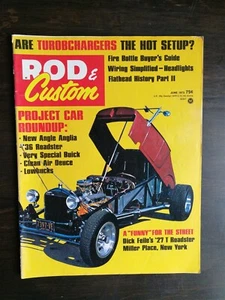 Rod & Custom Magazine June 1973 1927 T Roadster 1936 Roadster - Flathead History - Picture 1 of 2
