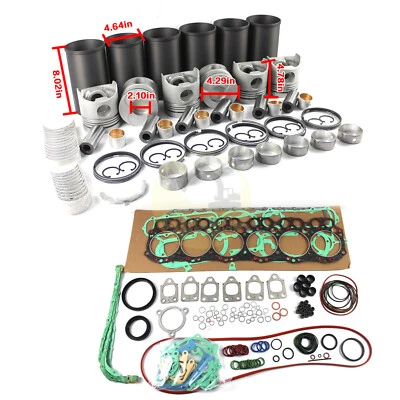 H07C H07CT Engine Overhaul Rebuild Kit for Hino Hitachi EX220-5 EX230-5 EX270-5 - Image 1 of 4