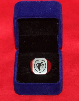 Psyop / Ghost Army 不锈钢戒指 带展示盒 尺寸 10 — 第 1/2 张图片