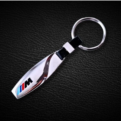 Porte-Clés Bmw Métal Argent Voiture De Luxe Trousseau Clefs Anneau Métal Design - Photo 1/3