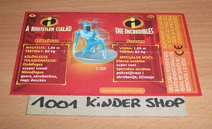 KINDER C-308 C308 THE INCREDIBLES UNGLAUBLICHEN - BPZ H SER UNGARN SERBIA - Photo 1/2
