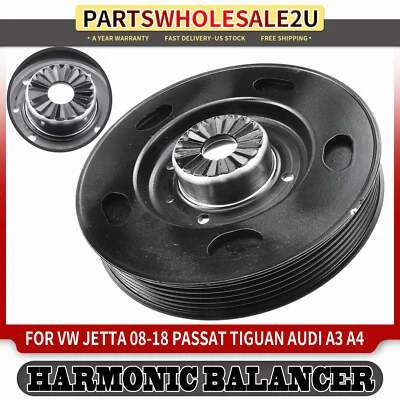 Harmonic Balancer for Audi A3 A4 TT Quattro 2009-2020 VW Jetta 08-10 12-18 2020 - Image 1 of 4
