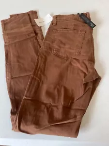 J. Brand Luxe Sateen Burnt Umber Super Skinny - Picture 1 of 5