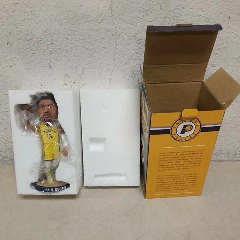 Paul George Indiana Pacers Limited Edition 50th Anniversary Bobblehead NIB Cover
