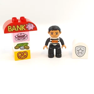 Lego DUPLO MI PRIMERA POLICÍA SET (#10532) Piezas de repuesto Criminal Banco Dinero - Imagen 1 de 6