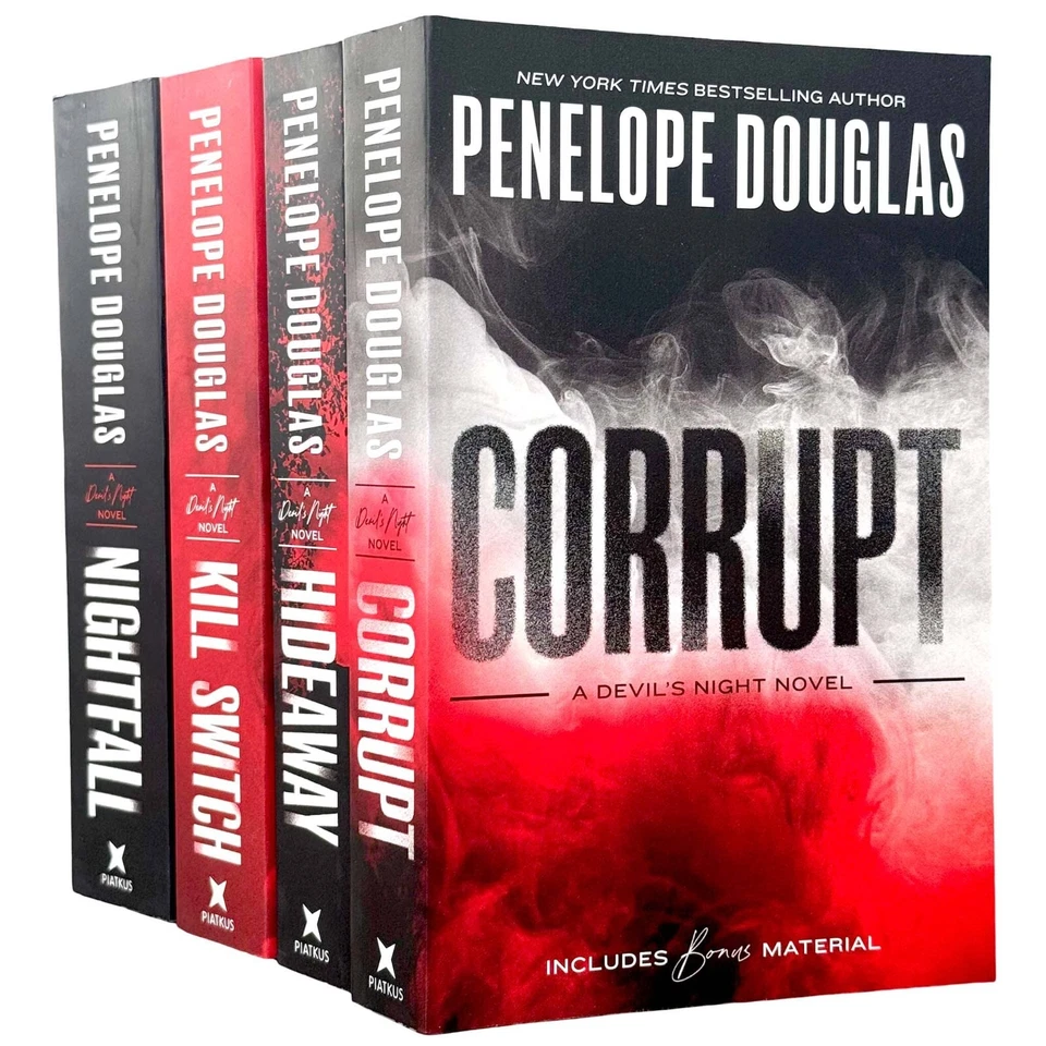 Devil's Night Series By Penelope Douglas 4 Books Collection Set - Fiction - PB - Image 1 of 1