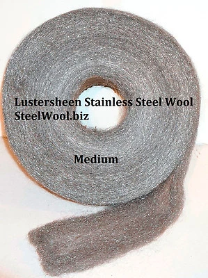 LUSTERSHEEN Stainless Steel Wool Reel 5 lb Reel - Medium