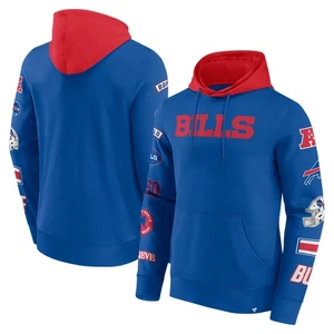 NFL Hoody Buffalo Bills Fleece Patched Out Kaputzenpullover hooded Sweater - Bild 1 von 3