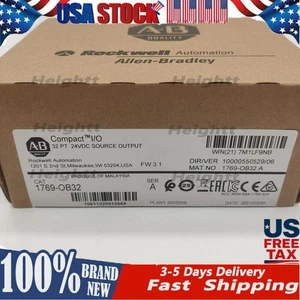 New Factory Sealed 1769-OB32 SER A CompactLogix 32 Pt 24VDC Module US Free Tax - Picture 1 of 4