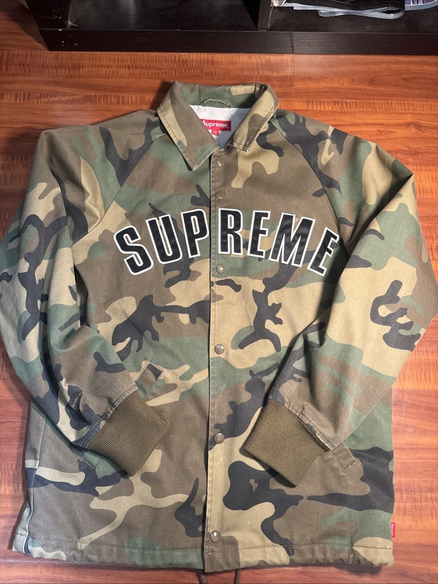 Supreme 迷彩外套、夹克、背心棉外壳男士| eBay