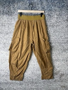 Free People Movement Women's Vapor Pants Brown Slouchy Cargo Medium - Picture 1 of 5