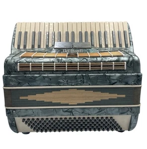 Vintage Del Monti 120 Bass Accordion L 852/249 – Made in Italy - Full-Sized! - Picture 1 of 24