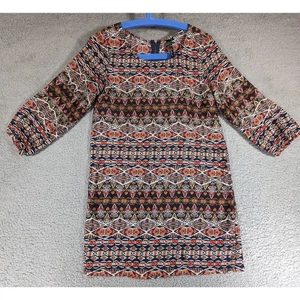 Nuevo sin etiquetas Vestido Plumas Mujer Multicolor Mini Talla S PEQUEÑO Boho - Imagen 1 de 6