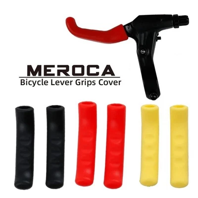 1 Pair Bicycle Brake Lever Grips Bike Silicone MTB Sleeves Protector Covers - image 1 of 4